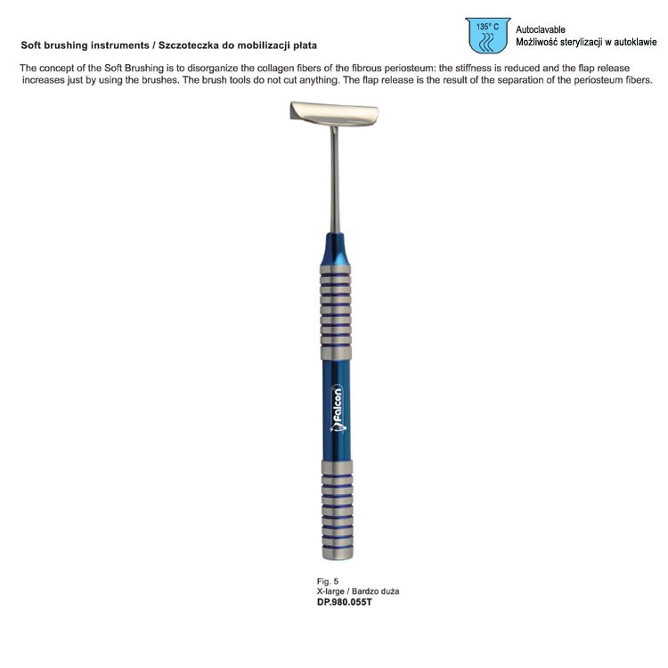 Classic-Lite Szczoteczka do mobilizacji płata bardzo duża fig. 5