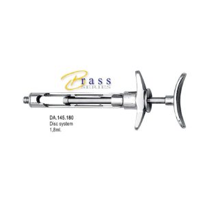 Brass-Series Strzykawka z automatyczną aspiracją Disc-System 18ml.