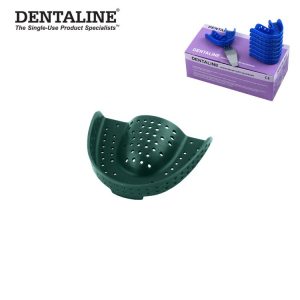 DENTALINE Jednorazowa łyżka wyciskowa zielona górna roz L fig. 11 (25 szt.)