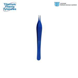 Penseta anatomiczna tytanowa Adson 120mm TC