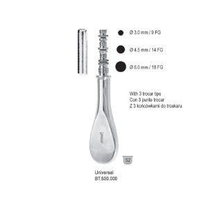 Troakar Universal zestaw z 3 końcówkami