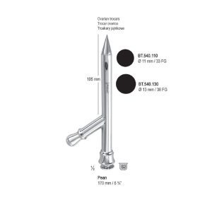 Troakar Pean jajnikowy 13.0mm / 38 FG 170mm