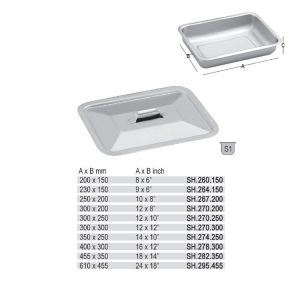 Przykrywka do tacki 200x150mm