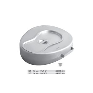Basen sanitarny mod.perfection z uchwytami 355x290mm