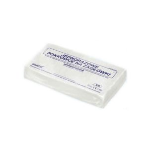 Jednorazowe pokrowce na zagłówek łosośiowy 32cm x 25cm (Opak. 50 szt.)