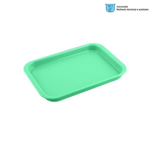 Tacka plastikowa mini zielona 240x165x20mm