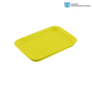 Tacka plastikowa mini żółta 240x165x20mm
