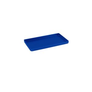 Tacka aluminiowa nieperforowana Mini 180x100x11mm niebieska