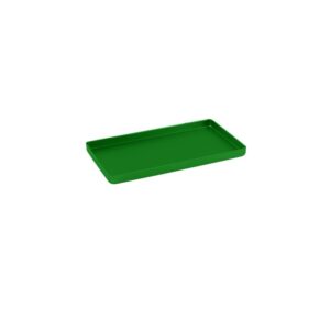 Tacka aluminiowa nieperforowana Mini 180x100x11mm zielona