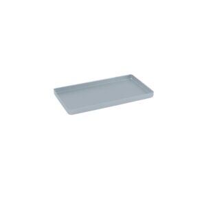 Tacka aluminiowa nieperforowana Mini 180x100x11mm srebrna