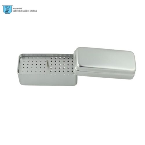 Endobox mini na 72 pilników srebrny