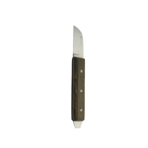 Nóż do gipsu dwustronny uchwyt drewn.160mm fig.2
