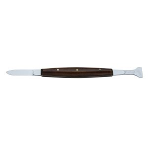 Nóż do gipsu dwustronny Sacks uchwyt drewniany 180mm