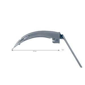 MacMove Jednorazowa łyżka intubacyjna stalowa LED 155mm fig.4