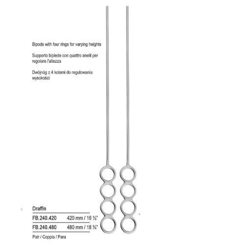 Dwójnóg Draffin 480mm (para)