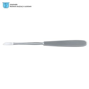 Nóż Neff do łąkotki zagięty na prawo 220mm fig.2 CB2
