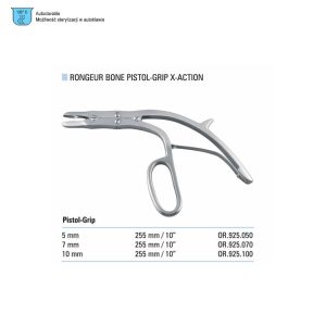 Rongeur bone Pistol-Grip x-action 7x255mm
