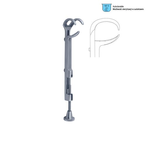 Ustalacz odłamów kości Gerster- Lowman 130mm