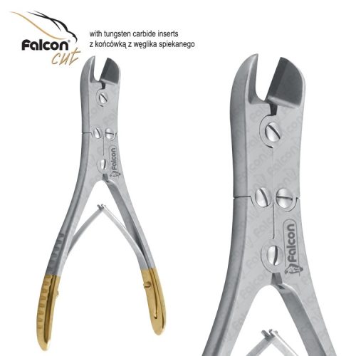 Falcon-Cut Kleszcze do cięcia drutu z przekładnią boczne TC 180mm