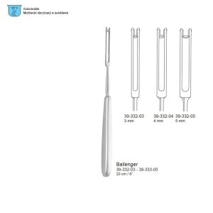 Nóż Ballenger do przegrody nosa prosty 4mm/200mm CB7