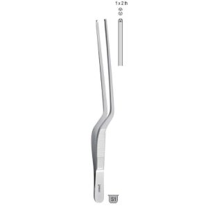 Penseta nosowa chirurgiczna Jansen-Gruenwald bagnetowa 1x2 ząbki 200mm