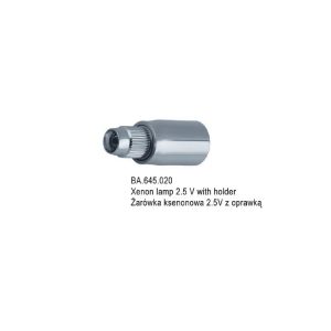 Żarówka do rękojeści laryngoskopu światłowodowego 2.5V z oprawką