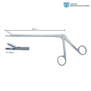 Odgryzacz do laminektomii Love-Gruenwald prosty 3x10mm/180mm