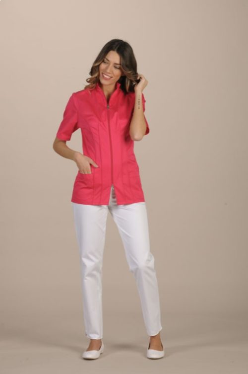 Macao, bluza damska MC, Lev,koralowa S