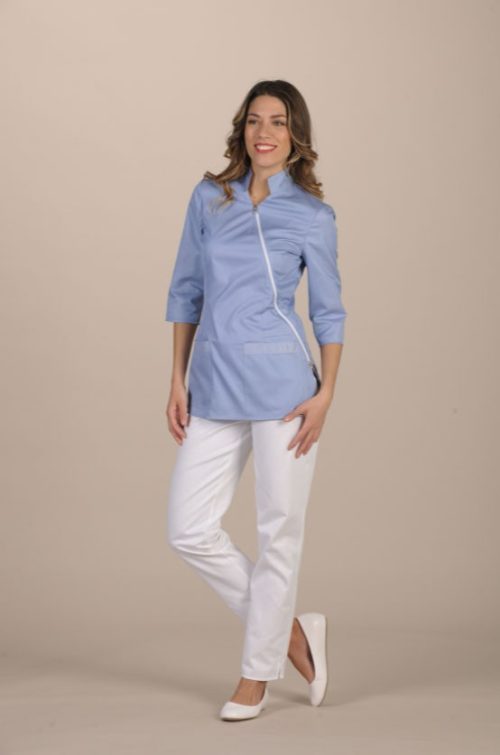 Nuraxi Freedom, bluza damska M3/4,CNI, denim jasny jeans XS