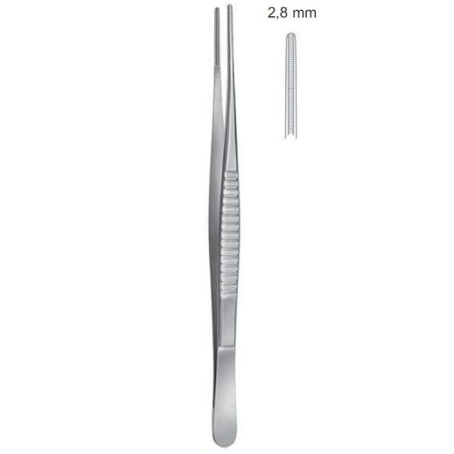 Penseta atraumatyczna De Bakey 2.8mm/300mm