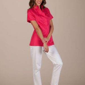 Vevey, bluza damska MC, Lev,koralowa L