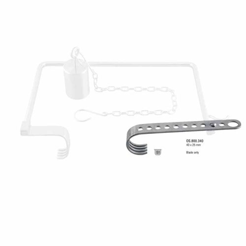 Łyżka krótka do haku biodrowego Charnley 100mm