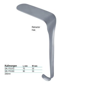 Hak pochwowy Kallmorgen 70x33mm 200mm fig.1