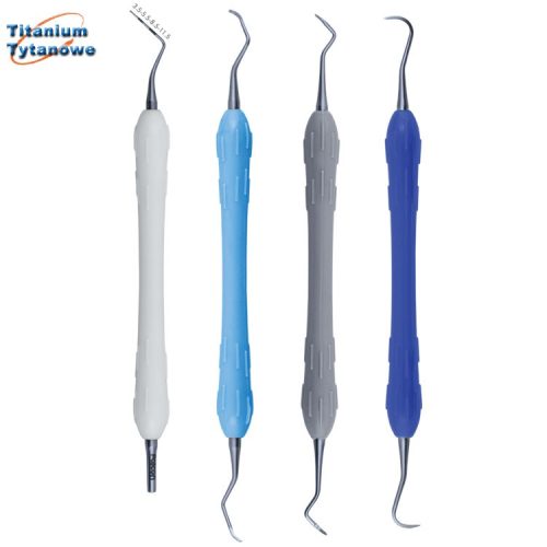 Easy-Color Zestaw do skalingu implantów z tacką, tytanowy