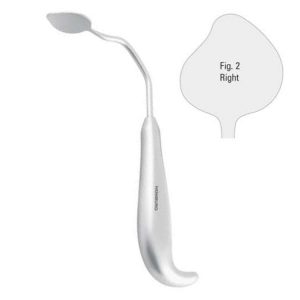 Retractor orbital floor Rowe right 185mm