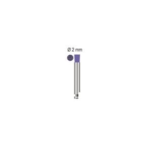 SMART Szczoteczka polerska na kątnicę średnio-twarda 2.35mm krótka purpurowy nylon