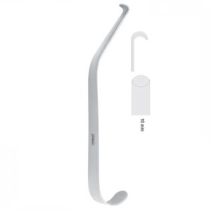 Retractor channel Obwegeser model-2 10mm, 160mm