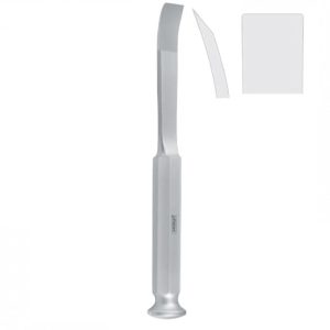 Osteotome bone graft Tessier curved 15mm, 200mm