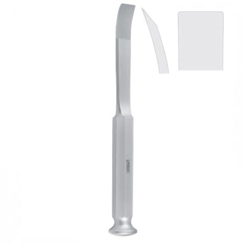 Osteotome bone graft Tessier curved 15mm, 200mm