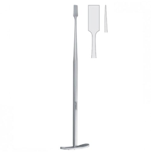 Osteotome maxillo facial Dunn-Dautrey slightly curved 6mm, 170mm