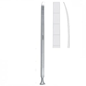 Osteotome maxillo facial Epker less curved 6mm, 180mm