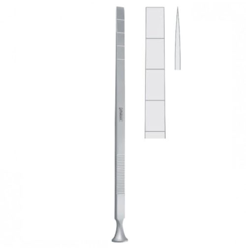 Osteotome maxillo facial Epker straight 8mm, 180mm