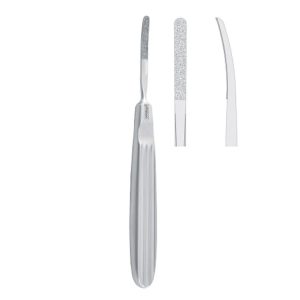 Rasp TMJ Dolwick-Reich diamond coated fig. 1, 150mm