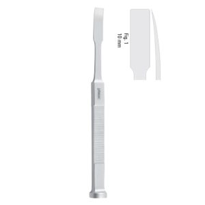 Osteotome ramus Tessier less-curved 10mm, 180mm