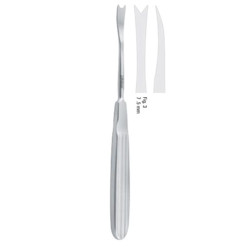 Elevator periosteal/stripper Obwegeser fig.3, 175mm