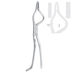 Forceps disimpaction Rowe-Epker left 240mm