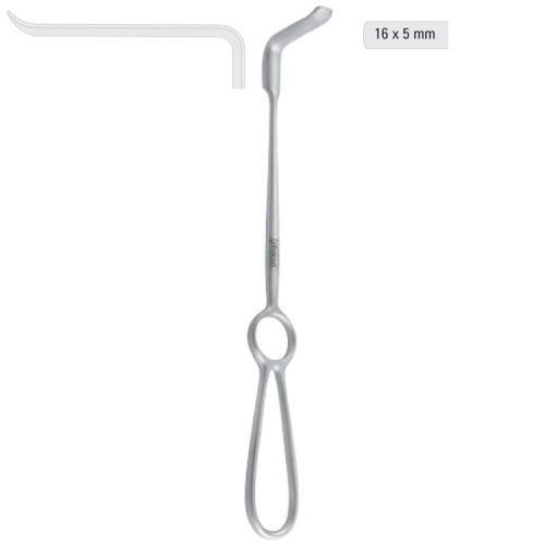 Retractor soft tissue Obwegeser upward 16x5mm, 220mm