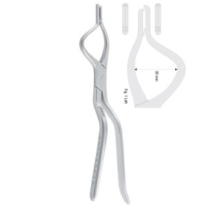 Forceps disimpaction Tessier child left 220mm