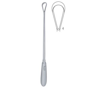 Skrobaczka maciczna Recamier ostra-sztywna 11mm 310mm fig.4