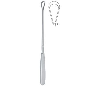 Skrobaczka maciczna Sims ostra-sztywna 12mm 255mm fig.5